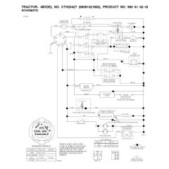 Husqvarna Cth2542 Twin - Schematic