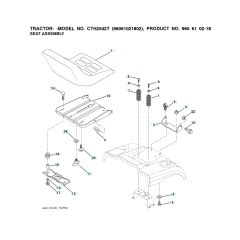 Husqvarna Cth2542 Twin - Seat