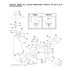 Husqvarna Cth2542 Twin - Steering