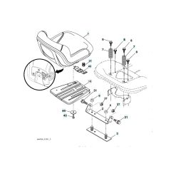 Husqvarna Cth2642Tr - Seat