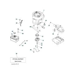 Husqvarna Cth 126 - Engine