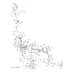 Husqvarna Cth 126 - Steering