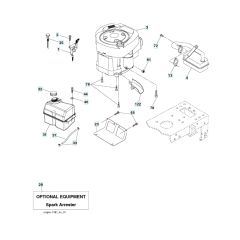 Husqvarna Cth 141 - Engine