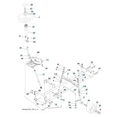 Husqvarna Cth 141 - Steering