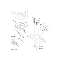 Husqvarna Cth 182T - Seat