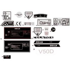 Countax D18-50 - From - 16 Decals