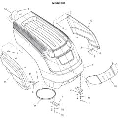 Countax E36 - From 01-05-2017 - 01B Bonnet