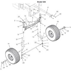 Countax E36 - From 01-05-2017 - 03B Front Axle