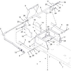 Countax E36 - From 01-05-2017 - 09B Seat Box And Powered Grass Collector Lift