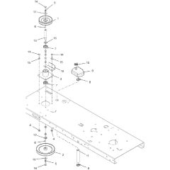 Countax E36 - From 01-05-2017 - 10A Power Take Off (PTO) Bearing Assy