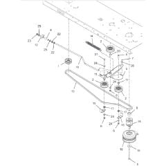 Countax E36 - From 01-05-2017 - 10C Power Take Off Bearing Assy