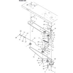 Countax E36 - From 01-05-2017 - 12A Chasis Belts (R116L E36)