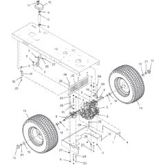 Countax E36 - From 01-05-2017 - 13A Rear Transmission (W216K E36 Mulcher)