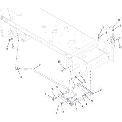 Countax E36 - From 01-05-2017 - 17A Deck Lift Front Cradle