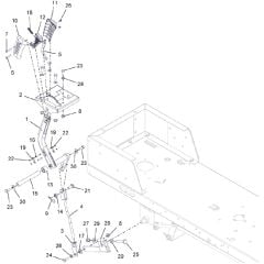 Countax E36 - From 01-05-2017 - 19A Deck Lift Handle