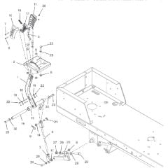 Countax E36 - From 01-05-2017 - 19B Deck Lift Handle