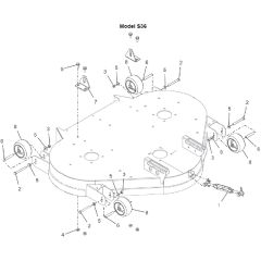 Countax E36 - From 01-05-2017 - 23B Hangers And Wheels