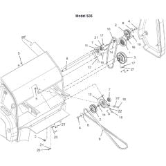 Countax E36 - From 01-05-2017 - 26A Pgc Pulleys And Belts