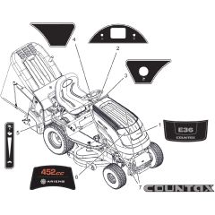 Countax E36 - From 01-05-2017 - 30B Decals Style Countax E36 (R116L)