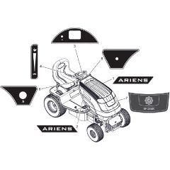 Countax E36 - From 01-05-2017 - 30E Decals Style Ariens E36 (R116L E36)