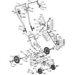 Masport Edger - 450916 - Feb 2014 7796389 - Handle Assembly