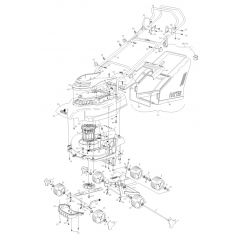 Hayter Envoy 36 - 100C (100C001001 - 100C099999) - Mainframe Assembly