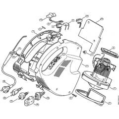 Genuine Stihl ES40 / A - Fan motor