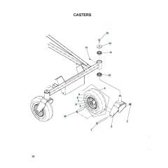 Husqvarna Ez4220 - Casters