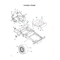 Husqvarna Ez4220 - Chassis & Frame