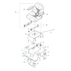 Husqvarna Ez4824K - Seat