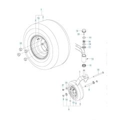 Husqvarna Ez4824K - Wheels & Tyres