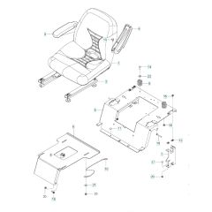 Husqvarna Ez 4824Tf - Seat