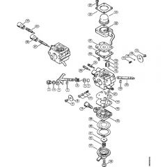 Genuine Stihl FC100 / G - Carburetor C1Q-S174, C1Q-S131