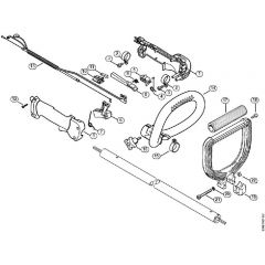 Genuine Stihl FC100 / M - Handle, Loop handle