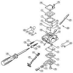 Genuine Stihl FC44 / E - Carburetor WT-492 (USA)