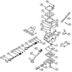 Genuine Stihl FC44 / F - Carburetor WT-327