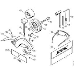 Genuine Stihl FC44 / J - Deflector, Tools, Extras