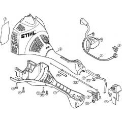 Genuine Stihl FC55 Z / F - Motor housing