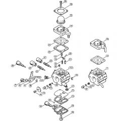 Genuine Stihl FC55 Z / H - Carburetor C1Q-S186, C1Q-S153, C1Q-S97