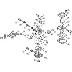 Genuine Stihl FC75 / M - Carburetor WT-447