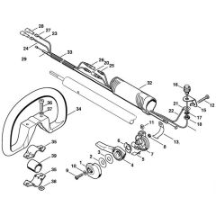 Stihl FR125 - Handle - Parts Diagram