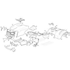 Freedom 38e_SD - 2022 - 2T0660483/M22 - Mountfield Ride On Mower Body Diagram