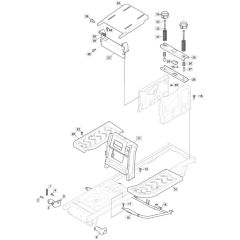 Freedom 38e_SD - 2022 - 2T0660483/M22 - Mountfield Ride On Mower Frame Diagram