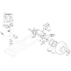 Freedom 38e_SD - 2022 - 2T0660483/M22 - Mountfield Ride On Mower Transmission Diagram