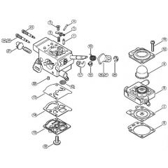 Genuine Stihl FS410 C-EM / H - Carburetor WTF-10, WTF-11, WTF-5, WTF-6