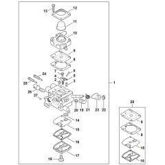 Stihl FS460 - Carburetor - Parts Diagram