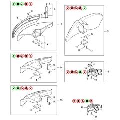 Stihl FS460 - Deflector - Parts Diagram