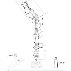 Stihl FS561.0 C-EM - Gear Head - Parts Diagram