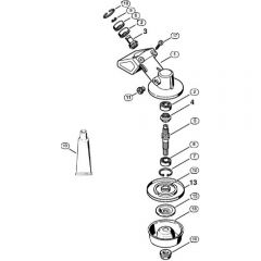 Genuine Stihl FS80 R / AC - Gear head FS 80, 80 R, 85, 85 R, 85 T, 85 RX (41.2017)