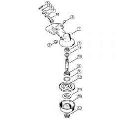 Genuine Stihl FS80 R / AD - Gear head FS 80, 80 R, 85, 85 R  X 35 221 993 (32.97)